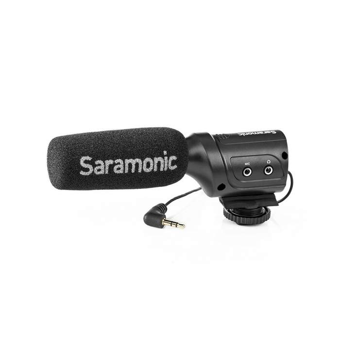 Videokameru mikrofoni - Saramonic Mini SR-M3 направленный конденсаторный накамерный микрофон - быстрый заказ от производителя