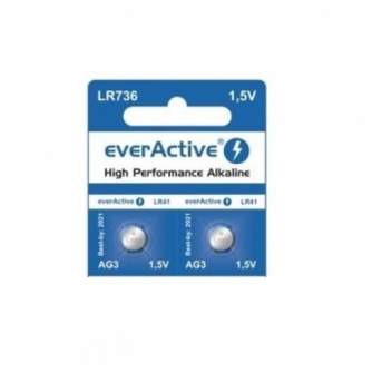 Batteries and chargers - everActive LR1154/LR44/G13 1.5V 150mAh Alkaline baterija 2 pcs - buy today in store and with delivery