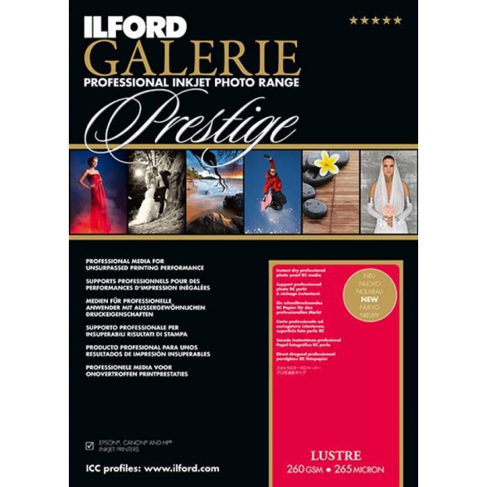 Photo paper for printing - ILFORD GALERIE SMOOTH COTTON RAG 310G A2 25 SHEETS 2004040 - quick order from manufacturer