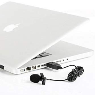 Lavalier Microphones - Saramonic USB Lavalier Clip-on Microphone ULM10 for PC en Mac - quick order from manufacturer