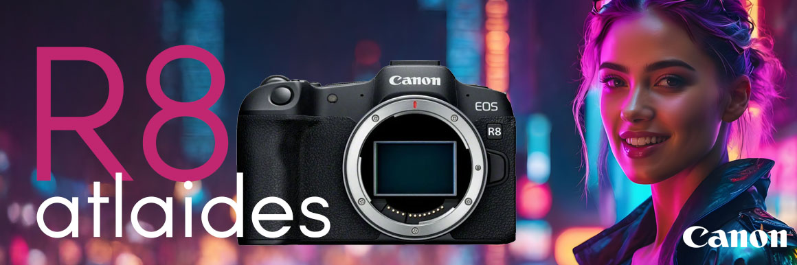 Canon R8 atlaides