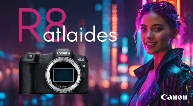 Canon R8 atlaides